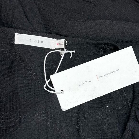 NWT | Lush | Wrap Midi Dress | Black | Various Sizes - Picture 6 of 8